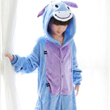 Children's pajamas Winter Flannel Animal pajamas one piece Totoro /Stitch /Panda /dinosaur /Pikachu Bbay Boys girls pyjamas kids