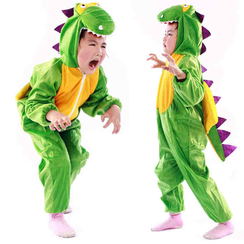 Boy Girl Cute Cartoon Animal Dinosaur Costume  Clothing for Kids Children's Day Costumes