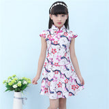 1-13T Baby Girls Dress Casual Teenagers Performance Costume Kids Girl Party Children Clothing