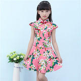 1-13T Baby Girls Dress Casual Teenagers Performance Costume Kids Girl Party Children Clothing