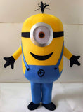 Despicable Minion Mascot Costume Carnival Festival Dress Outfit Adult Size