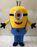 Despicable Minion Mascot Costume Carnival Festival Dress Outfit Adult Size
