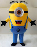 Despicable Minion Mascot Costume Carnival Festival Dress Outfit Adult Size