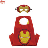 kids superhero cape mask baby costume Carnival spider-man