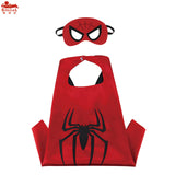 kids superhero cape mask baby costume Carnival spider-man