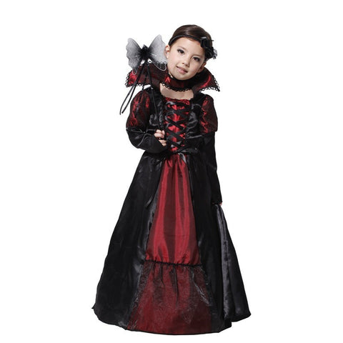 Children Girls Princess Vampire Costumes Purim Children's Day Halloween Costume