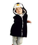 Kids Girls Animal Vest Children Wolf Cute Cartoon Sleeveless Hoodie Winter Hooded Girls