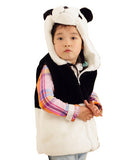 Kids Girls Animal Vest Children Wolf Cute Cartoon Sleeveless Hoodie Winter Hooded Girls