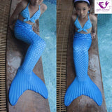 13 Color Girls Swimmable Mermaid Tail W Monofin Christmas gift For Kids Children Mermaid Tail