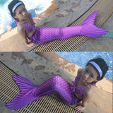 13 Color Girls Swimmable Mermaid Tail W Monofin Christmas gift For Kids Children Mermaid Tail