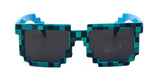 Girls Minecraft Glasses 8 bit Pixel kids Sunglasses Female Male Mosaic Sun Glasses kids