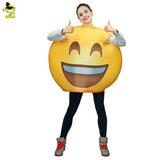 2018 Unisex Funny Emoji Costumes Face Series Jumpsuit  Cartoon Cosplay Emoji Costume