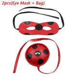 Fantasia Spandex Ladybug Miraculous Costumes kids Adult cosplay party bag girls children lady bug